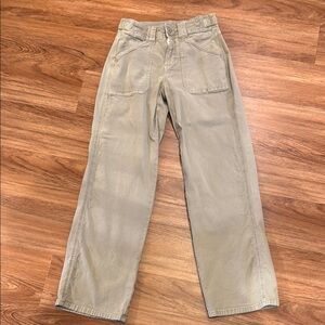Womens light green Pants